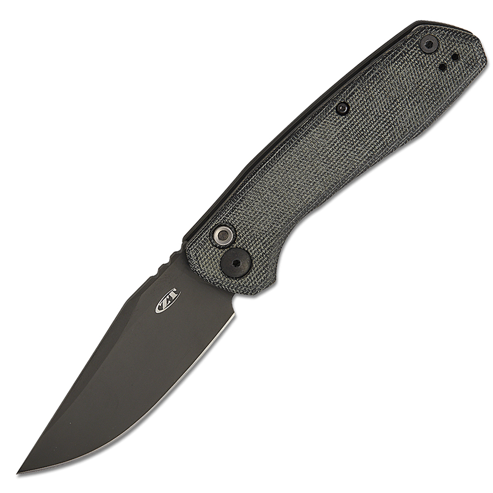 Zero Tolerance 0512BLK AUTO CPM-CruWear Black Cerakote Black Canvas Micarta and Titanium Handles 1