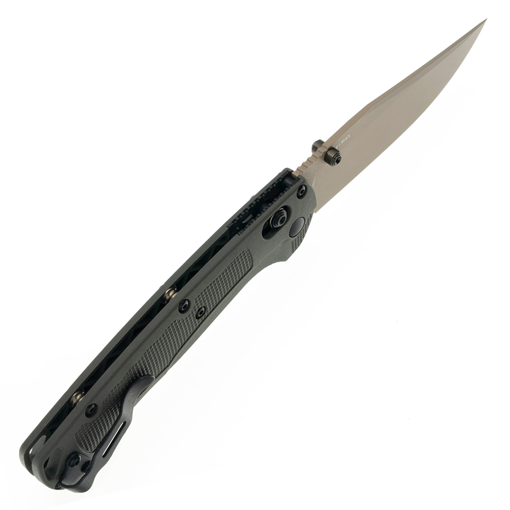 Benchmade Taggedout Tan Cerakote Elmax Deep Olive Grivory Handles 15536TN-02 3