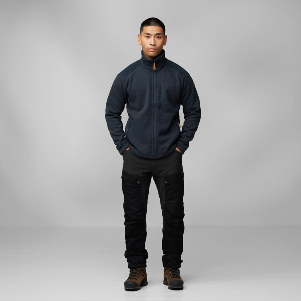 Fjallraven Buck Fleece Jacket Dark Blue 3