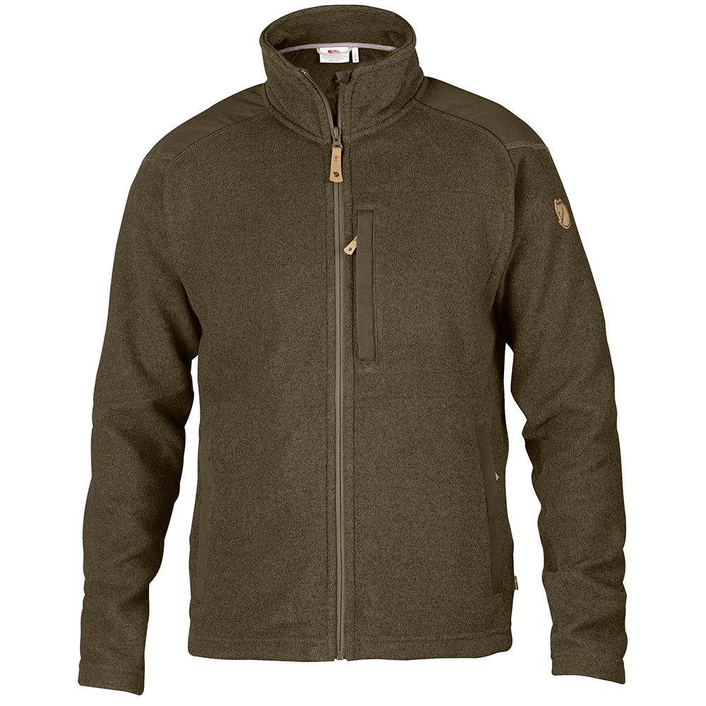 Fjallraven Buck Fleece Jacket Dark Olive 1