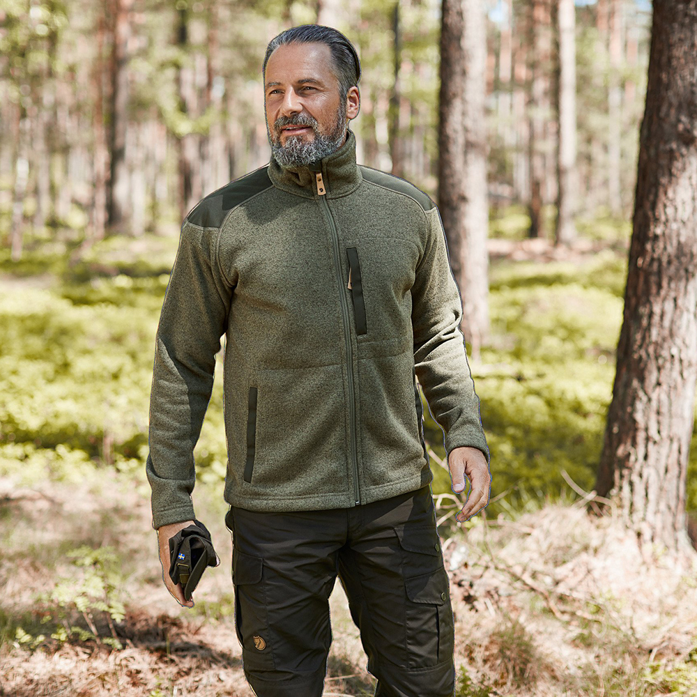 Fjallraven Buck Deep Forest Fleece Jacket 2