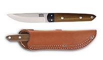 Bark River Kwaiken Fixed Blade Natural & Black Canvas Micarta BA99KWMNC