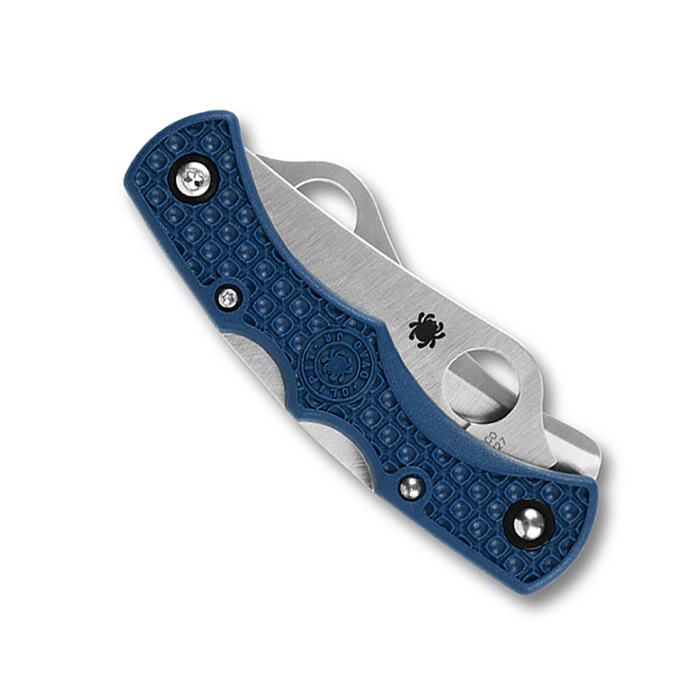 Spyderco Dyad Jr. CPM-SPY27 Lightweight Sprint Run Cobalt Blue FRN C39PSCBL 3