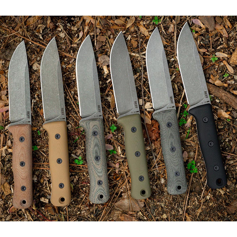 Reiff Knives F5 GEN2 Field Survival Knife CPM MagnaCut Stonewash Black G10 5