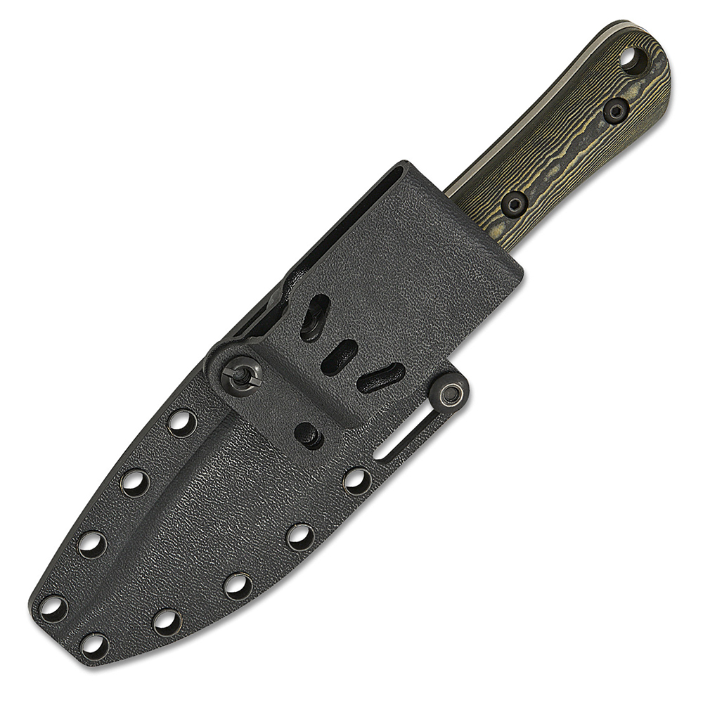 White River Brave CPM-MagnaCut Stonewashed Drop Point Maple Brown &amp; Black Richlite WRSS-BRV-RMB 4