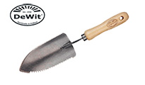 Forged Serrated Trowel DeWit Serrated Trowel 'Welldone' with 14cm handle 3344