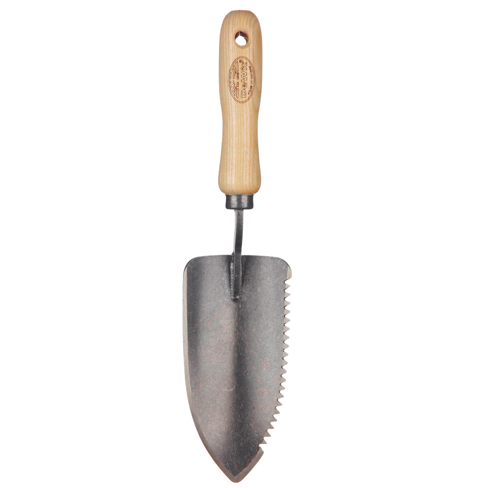 Forged Serrated Trowel DeWit Serrated Trowel 'Welldone' with 14cm handle 3344 1