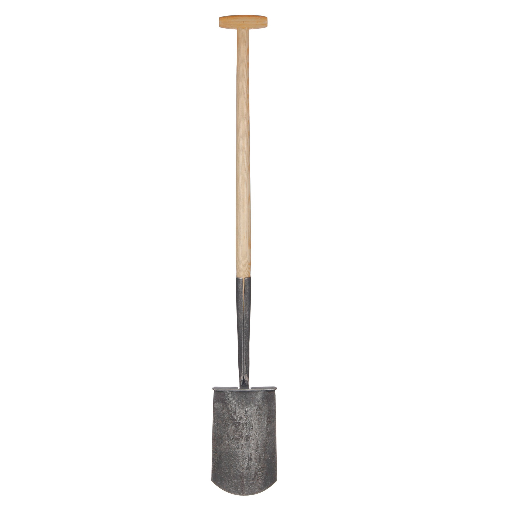 DeWit Forged Allround Gardening Spade with Shoesteps and 75cm T-handle 2051 2