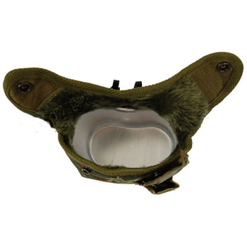 Mil-Tec Woodland Camouflage Plastic Canteen with Aluminum Cup and Cover 4