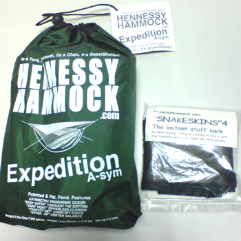 Hammock with Mosquito Net and Tarp Hennessy Hammock Expedition Asym Classic 2