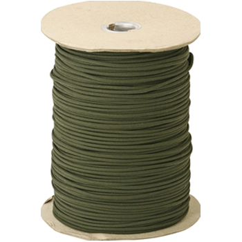 Green Paracord Parachute cord (PARACORD550) 1 m 1