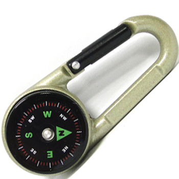 BCB Carabiner with Compass and Thermometer 2