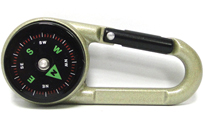 BCB Carabiner with Compass and Thermometer