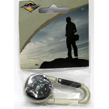 BCB Carabiner with Compass and Thermometer 1