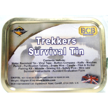 BCB Trekkers Survival Tin Survival Kit 2