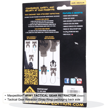 Maxpedition Tactical Gear Retractor RM1 8