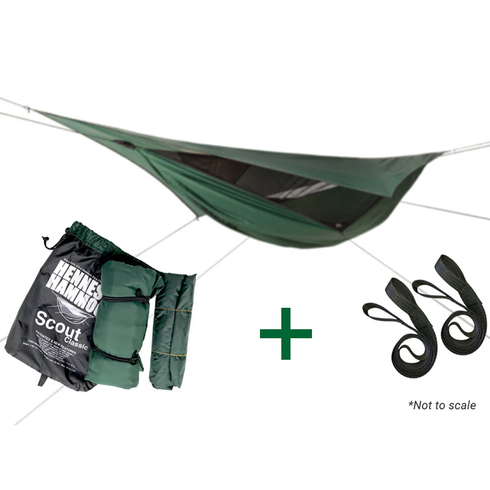 Hennessy Hammock Scout Classic Hammock with Mosquito Net and Rainfly 2