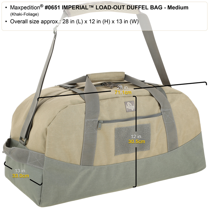 Maxpedition IMPERIAL Load-Out Duffel Bag (Medium) 4