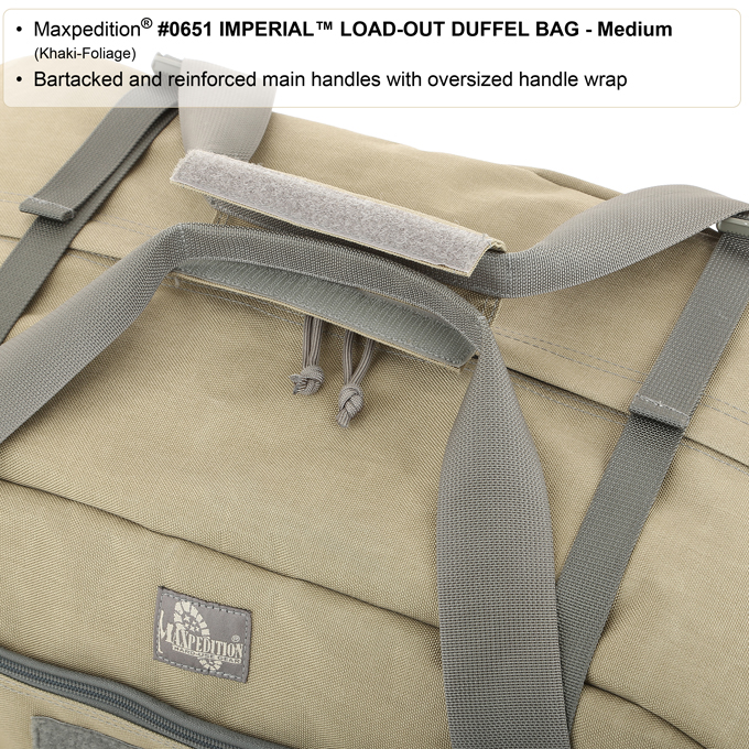Maxpedition IMPERIAL Load-Out Duffel Bag (Medium) 8