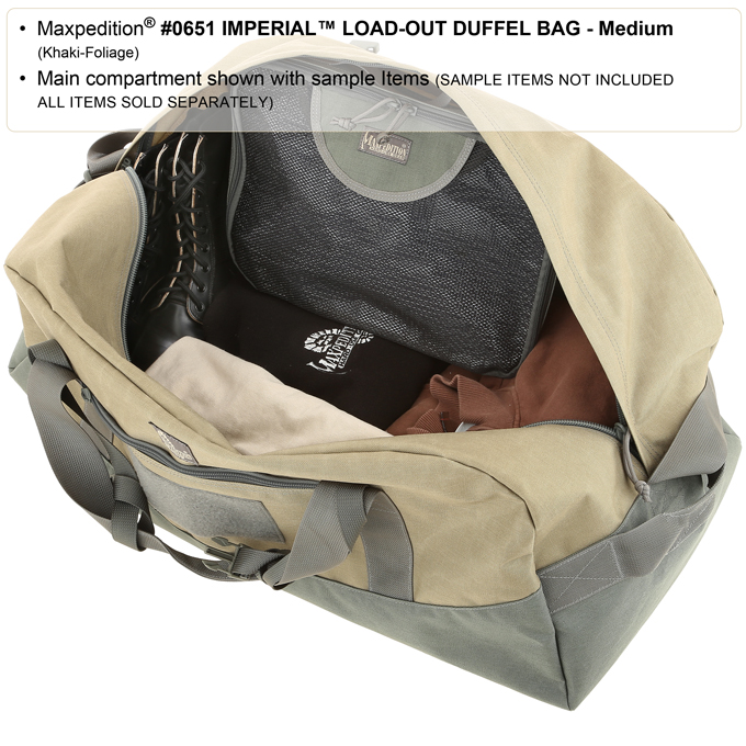Maxpedition IMPERIAL Load-Out Duffel Bag (Medium) 11