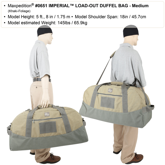 Maxpedition IMPERIAL Load-Out Duffel Bag (Medium) 12