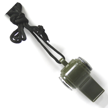 Mil-Com Whistle with Compass and Thermometer 3