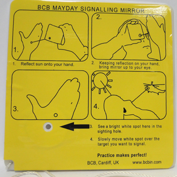 Small Signalling Mirror BCB 2